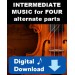 Intermediate Music for Four - Alternate Parts